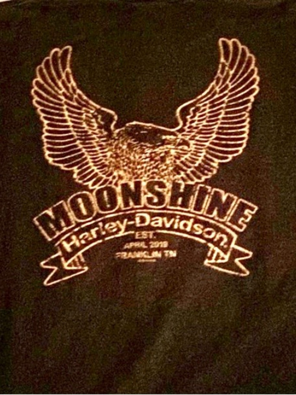 😎 Mens HD Pocket Tee Moonshine Harley-Davidson 😎